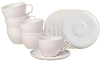 like. by Villeroy & Boch Tasse Crafted Kaffeetassen mit Untertassen 170 ml,...