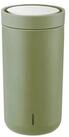 Stelton Thermobecher To Go Click Soft Fern Green 200 ml, Edelstahl, Kunststoff