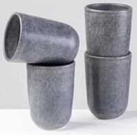 Gipfelst&uuml;ck Becher Moos'n'Stein, 4-tlg., Steinzeug, Scandi-Style,...