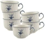 Villeroy & Boch Tasse Vieux Luxembourg Teetassen 150 ml 6er Set, 6-tlg.,...