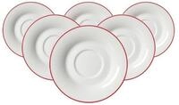 Ritzenhoff & Breker Untertasse Ostfriese Teeuntertassen &oslash; 12,5 cm 6er Set, (6 St)