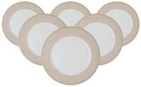 Ritzenhoff & Breker Speiseteller Geo Speiseteller &oslash; 27 cm 6er Set, (6 St)