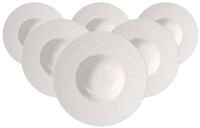 Villeroy & Boch Pastateller Manufacture Ice Speiseteller &oslash; 28 cm 6er Set, (6...