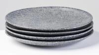 Gipfelst&uuml;ck Dessertteller Teller Set, Moos'n'Stein, (4 St), Scandi-Style,...