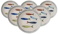 Ritzenhoff & Breker Fr&uuml;hst&uuml;cksteller Maro Dessertteller &oslash; 20,5 cm 6er Set, (6 St)