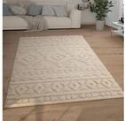 Paco Home Hochflor-Teppich Genua 746, rechteckig, H&ouml;he: 34 mm, Uni Farben,...