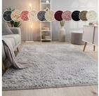 Paco Home Hochflor-Teppich Silky 591, rechteckig, H&ouml;he: 37 mm, Uni-Farben,...