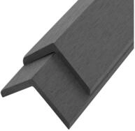 vidaXL Klickfliesen-Eckleiste Winkelleisten 5 Stk. WPC 170 cm Grau, 1 St.