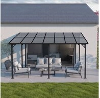 HOME DELUXE Terrassendach aus Aluminium ECO - Gr&ouml;&szlig;enauswahl, BxT: 420x300 cm,