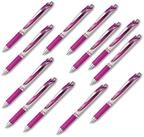 PENTEL Gelschreiber 12x PENTEL EnerGel Gelschreiber BL77 medium Schreibfarbe...