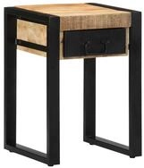 vidaXL Beistelltisch Beistelltisch 35x35x50 cm Raues Massivholz (1-St)