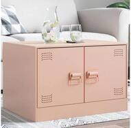 vidaXL Couchtisch NA Couchtisch Rosa 67x50x44 cm Stahl