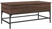 vidaXL Couchtisch Couchtisch Braun Eichen-Optik 100x50x45 cm Holzwerkstoff...