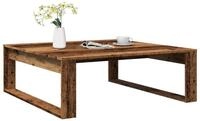 vidaXL Couchtisch 100 x 100 cm Couchtisch Altholz-Optik 100x100x35 cm Spanplatte