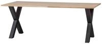 WOOOD Esstisch Tablo Eiche mit ALK-Gestell, 220 cm, Geeignet f&uuml;r 6-8 Personen