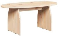 vidaXL Couchtisch Couchtisch Braun 80 x 40 x 35 cm Massives Kiefernholz (1-St)
