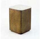 Wohnling Beistelltisch WL7.716 Sofatisch Marmor Wohnzimmertisch 33cm Couchtisch