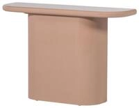 WOOOD Konsole / Schminktisch - Hochglanz-Finish Hellrosa, 120 cm, MDF mit