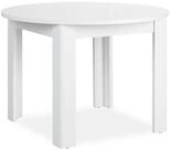 Homestyle4u Esstisch rund 106 cm Esszimmertisch Holztisch K&uuml;chentisch Holz...