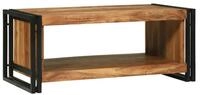 vidaXL Couchtisch Couchtisch Braun 90 x 50 x 38 cm Massivholz (1-St)