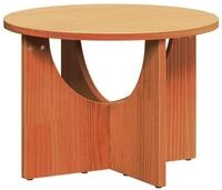vidaXL Couchtisch Couchtisch Wachsbraun 50 x 50 x 35 cm Massivholz Kiefer (1-St)