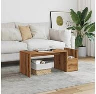 vidaXL Couchtisch NA Couchtisch Artisan-Eiche 90x45x35 cm Spanplatte