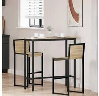vidaXL Bartisch, Tisch Sonoma-Eiche 100 x 40 x 100,5 cm