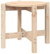 vidaXL Ablagetisch, Couchtisch &Oslash; 52,5x45 cm Massivholz Kiefer