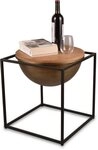 MIRRORS AND MORE Beistelltisch Celli (1-St), Kombination aus Holz und Metall