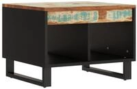 vidaXL Couchtisch Couchtisch 55x50x40 cm Altholz Massiv (1-St)