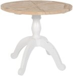 CLP Esstisch Roswell, runder K&uuml;chentisch, Ulmenholz, Shabby Chic
