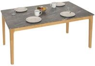 MCW Esstisch MCW-M55-MS, Kunststoff-Schoner zum Schutz des Bodens, Gestell aus