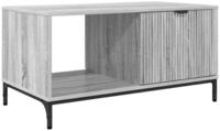 vidaXL Couchtisch Couchtisch Graues Sonoma 90 x 49 x 46 cm Holzwerkstoff (1-St)