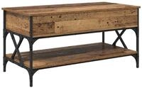 vidaXL Couchtisch Couchtisch Altholz 100 x 50 x 50 cm Holzwerkstoff (1-St)