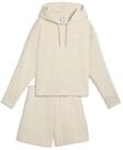 PUMA Jogginganzug Relaxed Kurzer Trainingsanzug mit Kapuze Damen