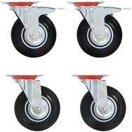 vidaXL Schwerlastrolle Lenkrollen 4 Stk. 125 mm, (4-St)