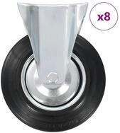vidaXL Schwerlastrolle 8 Stk. Bockrollen 200 mm, (8-St)