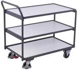 CORDES Transportroller VARIOfit ESD Tischwagen mit 3 Ladefl&auml;chen 985 x 590 mm