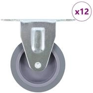vidaXL Schwerlastrolle 12 Stk. Bockrollen 75 mm, (12-St)