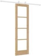 vidaXL Haust&uuml;r Schiebet&uuml;r ORKDAL Natur 61 x 198,5 cm (1-St)