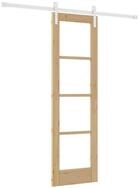 vidaXL Haust&uuml;r Schiebet&uuml;r ORKDAL Natur 61 x 198,5 cm (1-St)