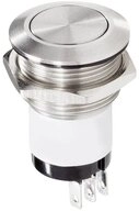 Renkforce T&uuml;rklingelknopf Klingeltaster flach 22 mm RF-4707808