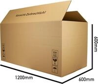 Paket.ag Karton DHL Karton 120 x 60 x 60 cm Versandkarton Kartonage mit...