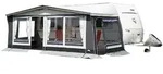 dwt Vorzelt Polo 240 inkl. 25 x 1 mm Gest&auml;nge ST, Gr. 11 (851-880 cm) grau 450 cm x