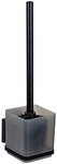 WENKO WC-Garnitur Vacuum-Loc&reg; Modell Quadro, WC-B&uuml;rstenhalter mit Klob&uuml;rste...