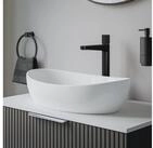Bernstein Aufsatzwaschbecken PB2004 55cm Wei&szlig; hochglanz, Aufsatzwaschbecken oval