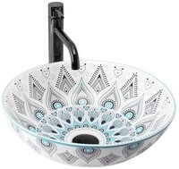 wohnwerk.idee Aufsatzwaschbecken Waschbecken Rund Bunt Orientalisch Romantisch