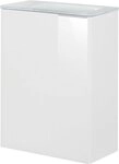 FACKELMANN Waschbecken Fackelmann KARA G&auml;ste WC Set 3-teilig 45 cm, Wei&szlig;,...