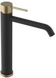Sapho Waschtischarmatur ULTRASAN Waschtischarmatur, Schwarz matt/Gold matt