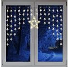 Mojawo Lichtervorhang Weihnacht's LED Sternenvorhang Lichterkette...